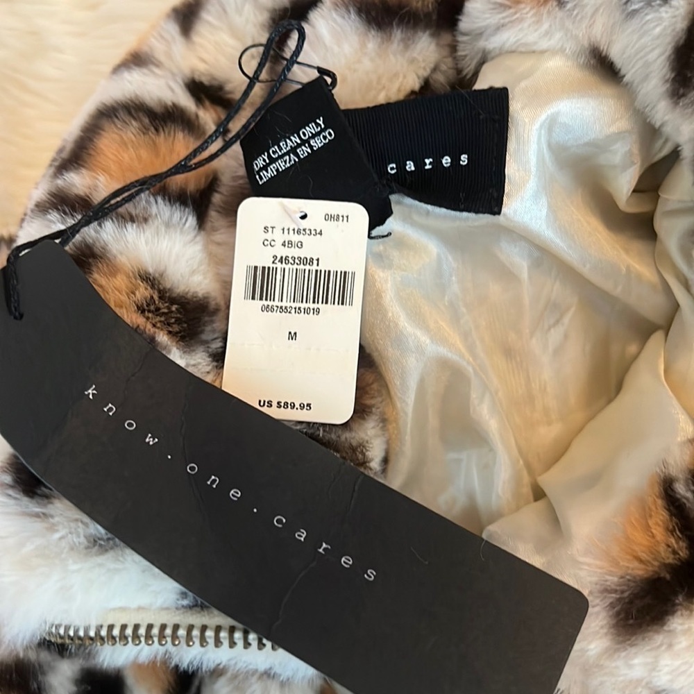 PINK Victoria’s Secret x Know One Cares Faux Fur Coat - Picture 5 of 9